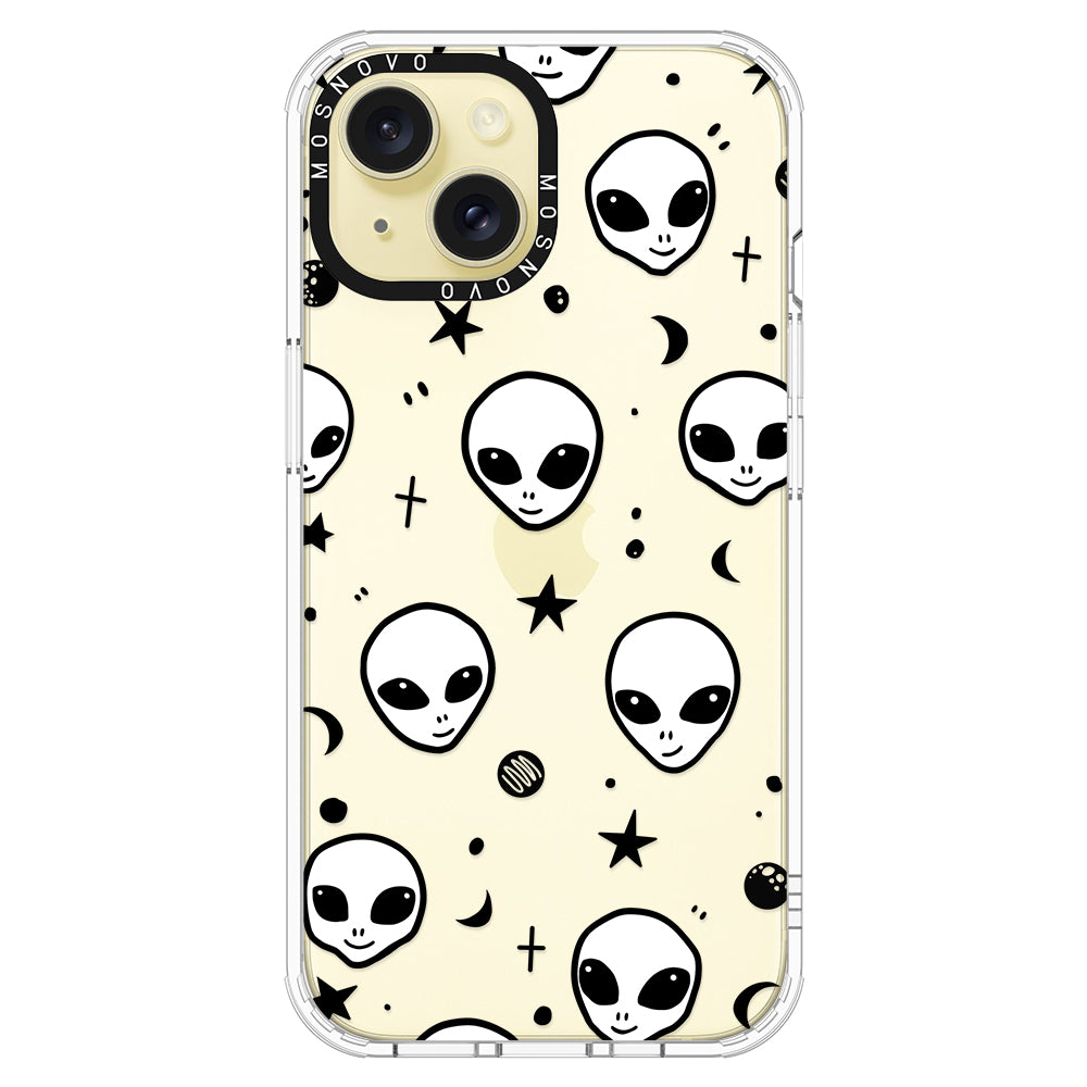 Cute Alien Phone Case - iPhone 15 Plus Case - MOSNOVO