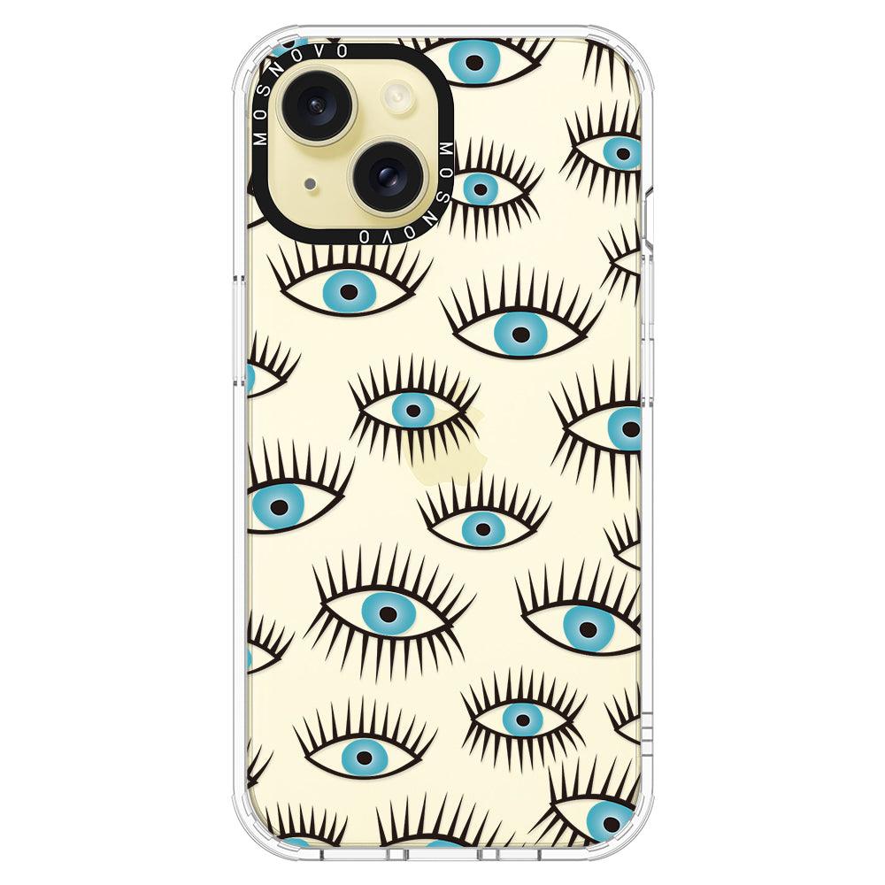 Evil Eye Phone Case - iPhone 15 Plus Case - MOSNOVO