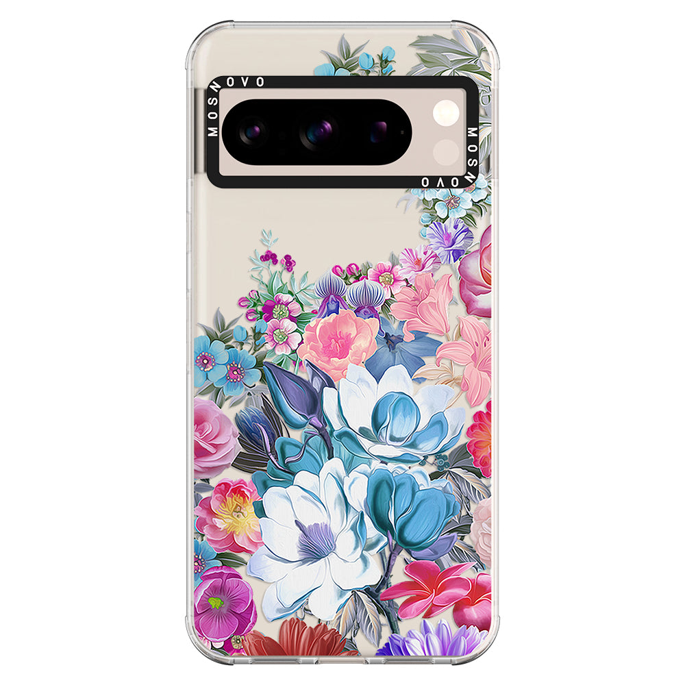 Magnolia Flower Phone Case - Google Pixel 8 Pro Case - MOSNOVO