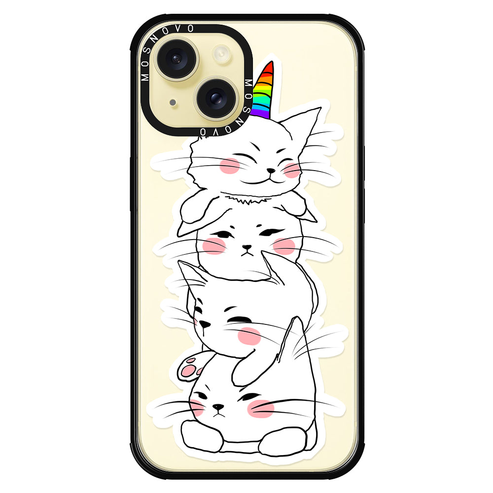 Squishcat Phone Case - iPhone 15 Case - MOSNOVO