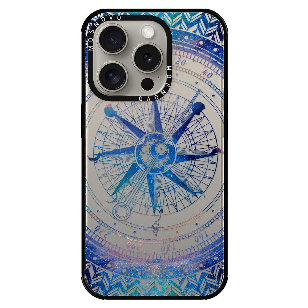 Galaxy Compass Phone Case - iPhone 15 Pro Case - MOSNOVO