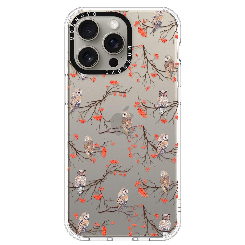 Owl Phone Case - iPhone 15 Pro Max Case - MOSNOVO