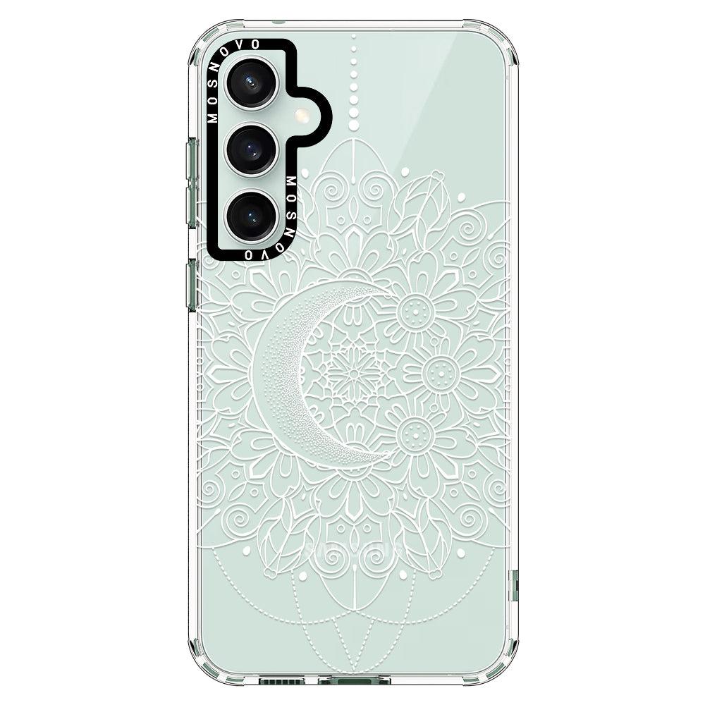 Celestial Moon Mandala Phone Case - Samsung Galaxy S23 FE Case