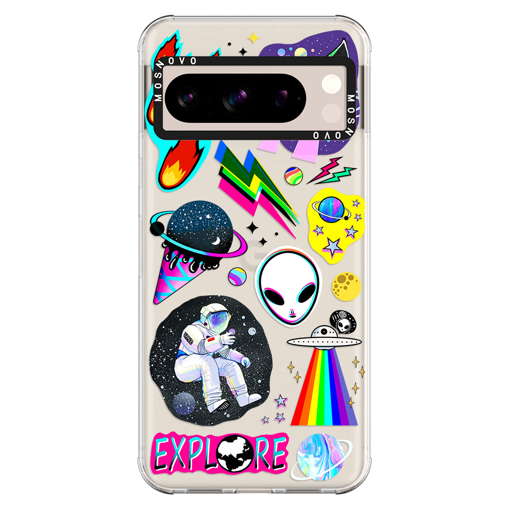 Sci-Fi Stickers Phone Case - Google Pixel 8 Pro Case - MOSNOVO