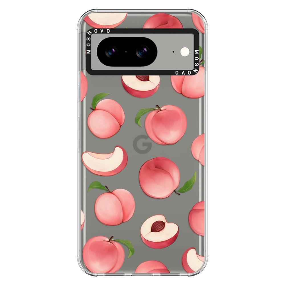 Cute Peach Phone Case - Google Pixel 8 Case - MOSNOVO