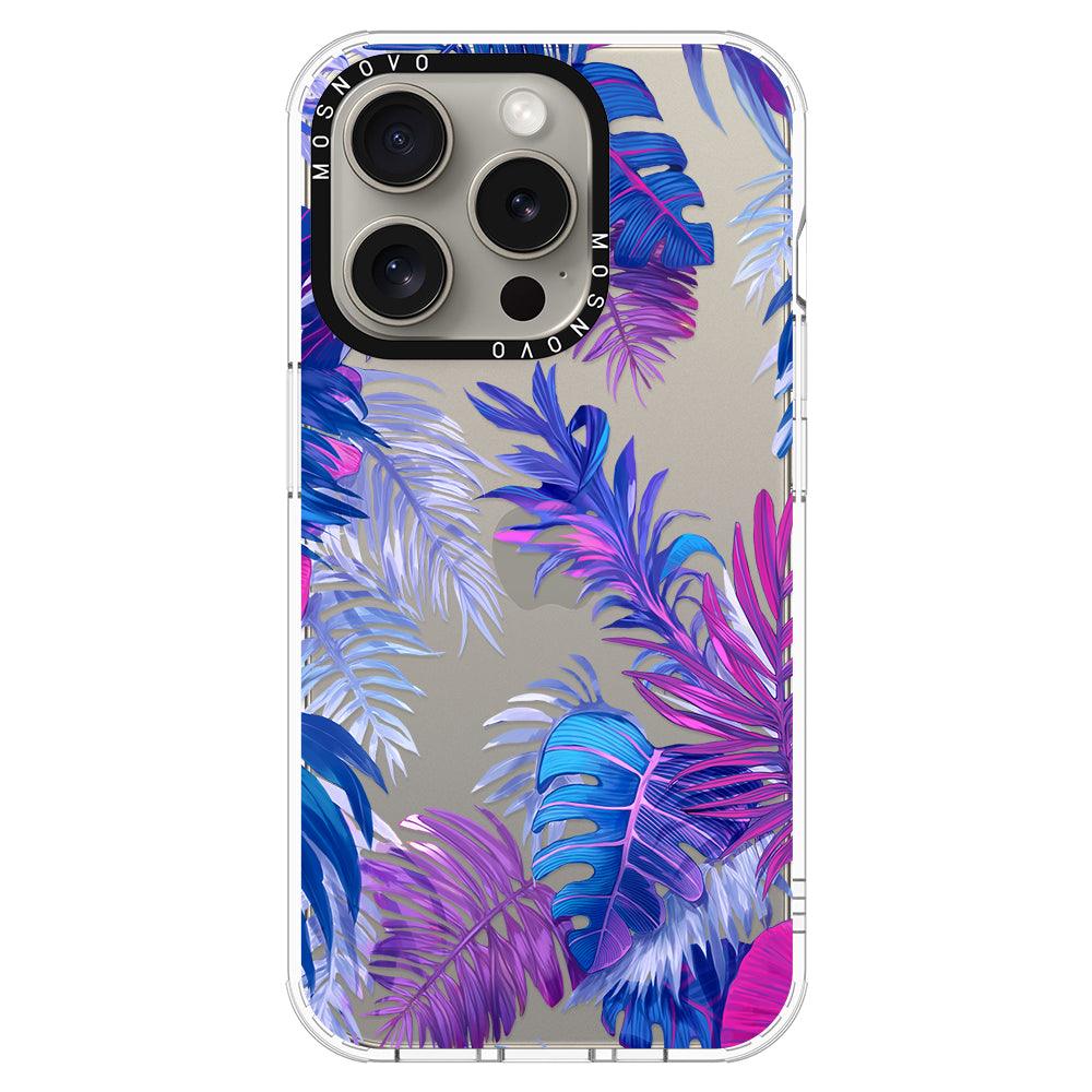 Fancy Palm Leaves Phone Case - iPhone 15 Pro Case - MOSNOVO