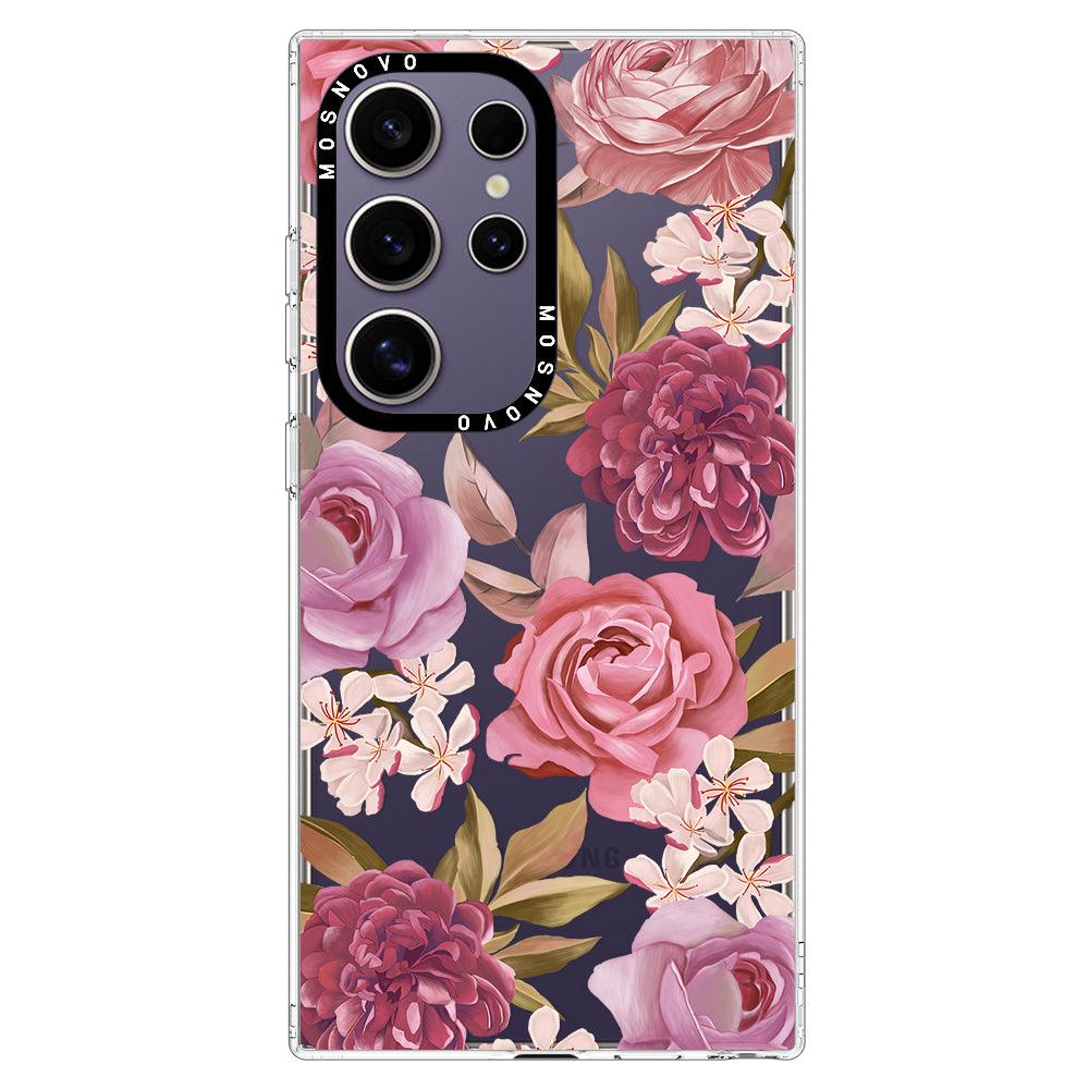 Blossom Flower Floral Phone Case - Samsung Galaxy S24 Ultra Case - MOSNOVO