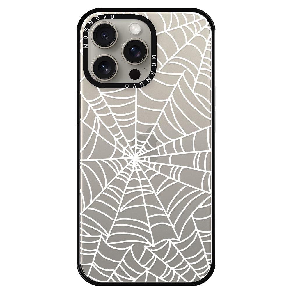 Spider Web Phone Case - iPhone 15 Pro Max Case - MOSNOVO