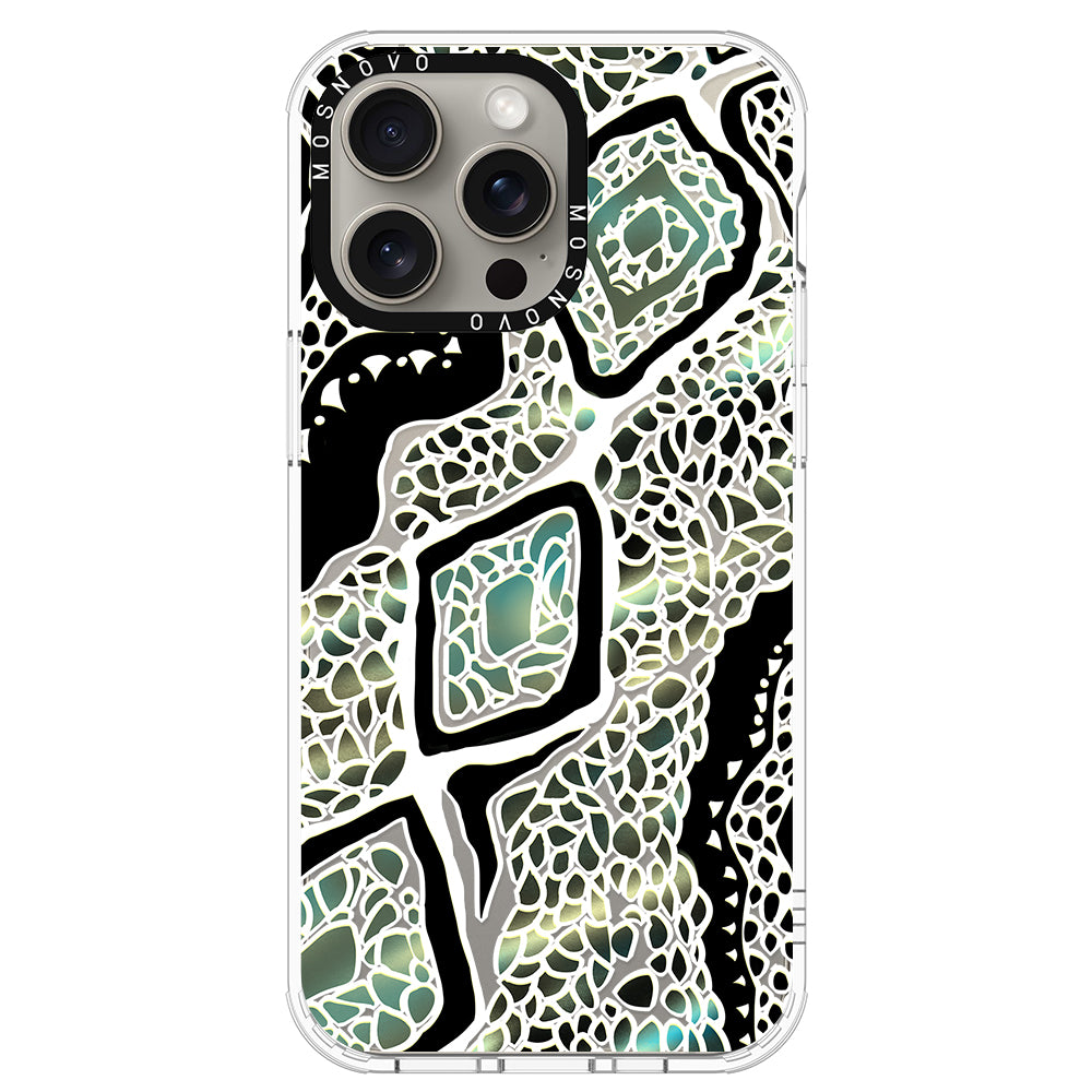 Jade Snake Phone Case - iPhone 15 Pro Max Case - MOSNOVO