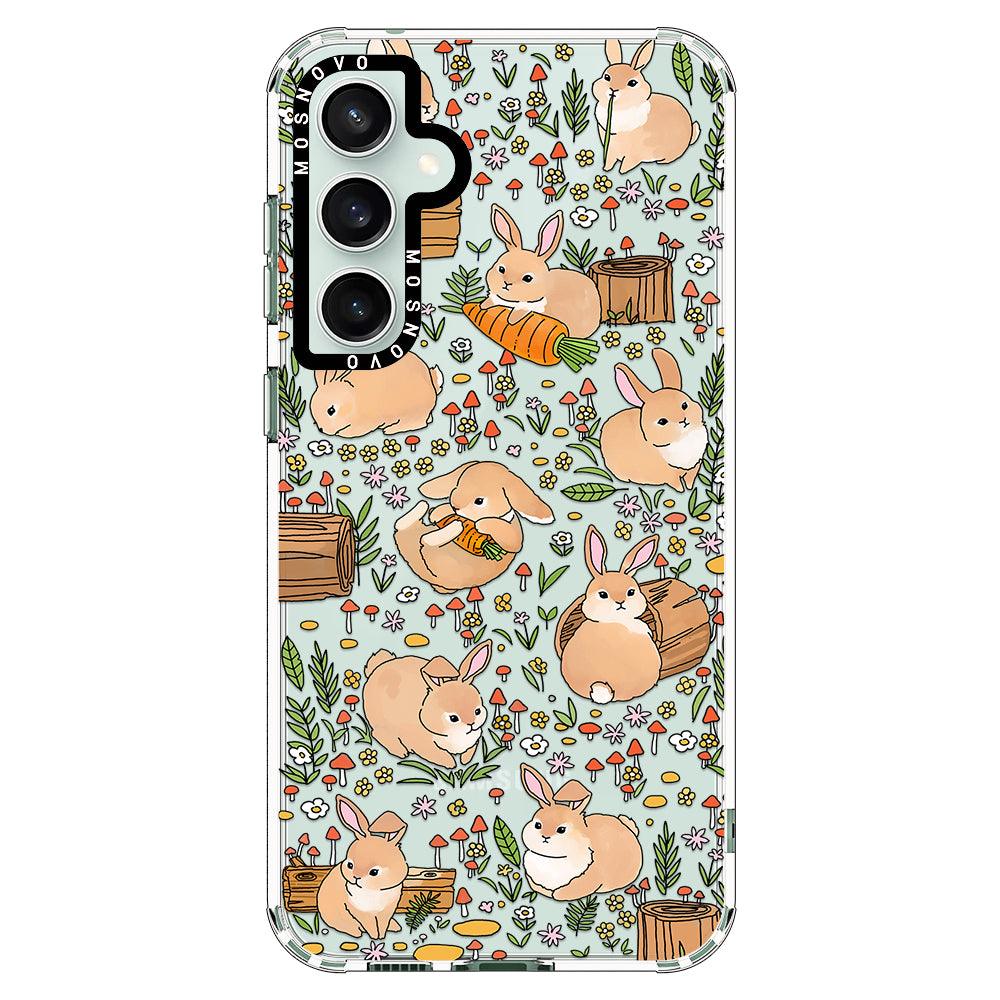 Bunny Garden Phone Case - Samsung Galaxy S23 FE Case