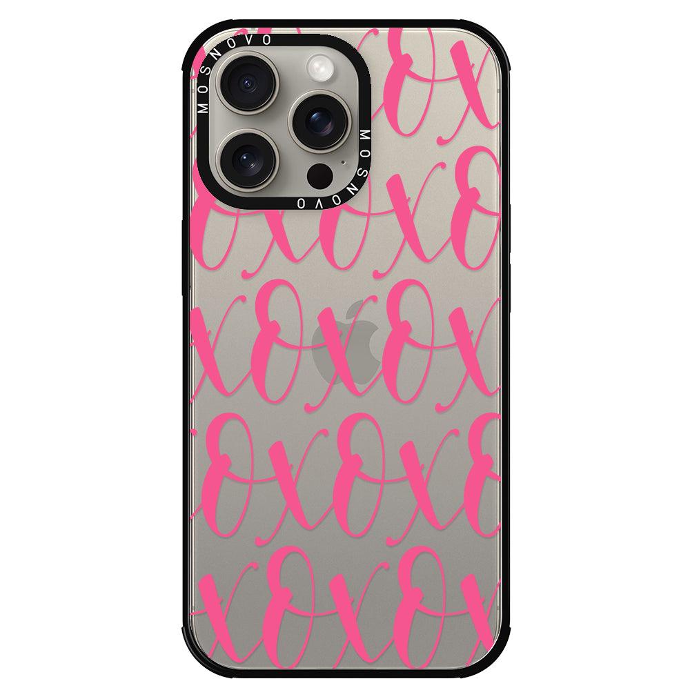 XOXO Phone Case - iPhone 15 Pro Max Case - MOSNOVO