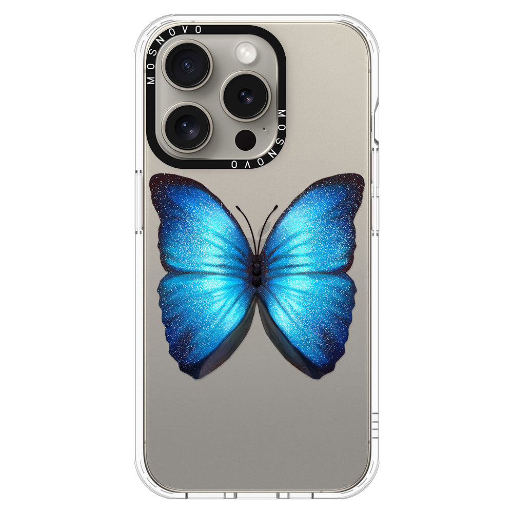 Shimmering Butterfly Phone Case - iPhone 15 Pro Case - MOSNOVO