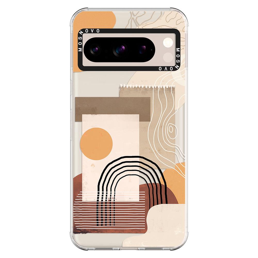 Minimalist Abstract Art Phone Case - Google Pixel 8 Pro Case - MOSNOVO