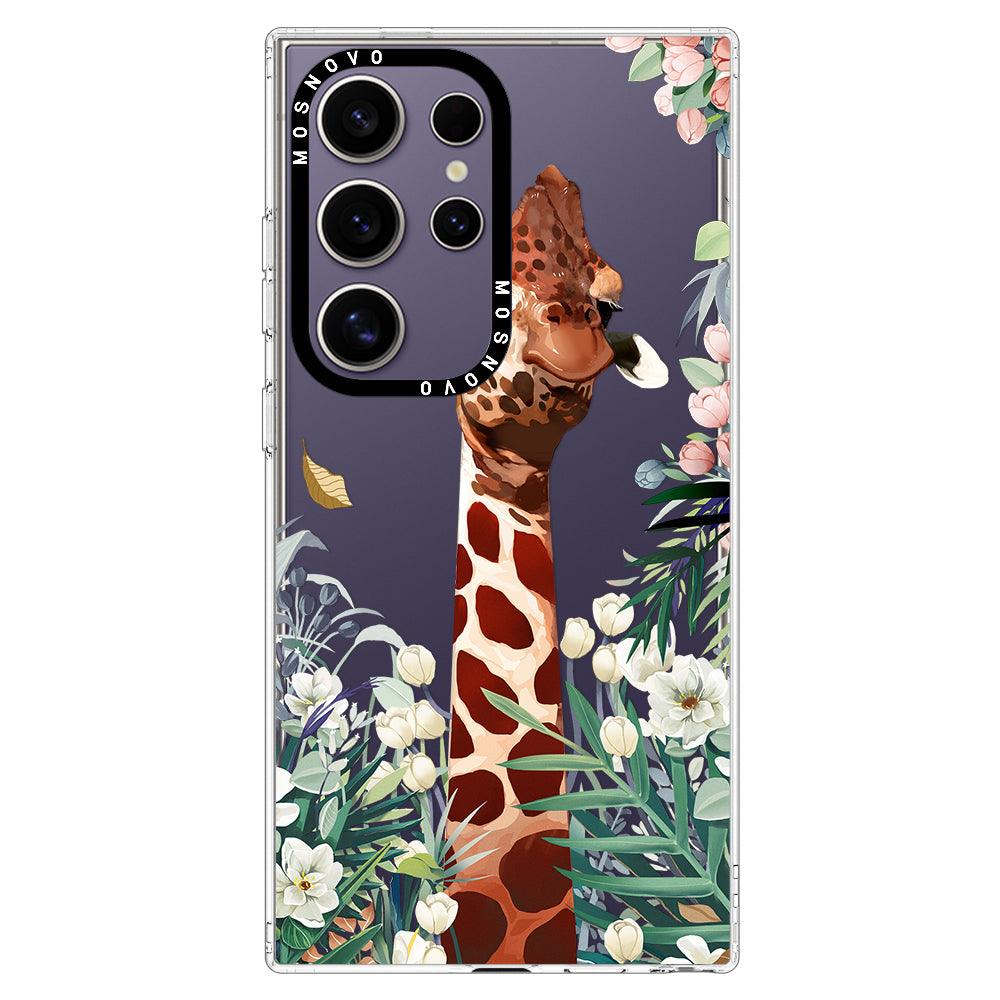 Giraffe Garden Phone Case - Samsung Galaxy S24 Ultra Case - MOSNOVO