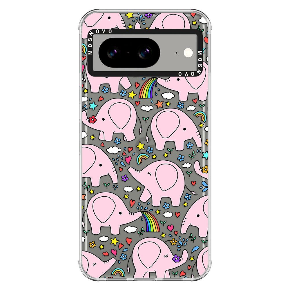 Pink Elephant Phone Case - Google Pixel 8 Case