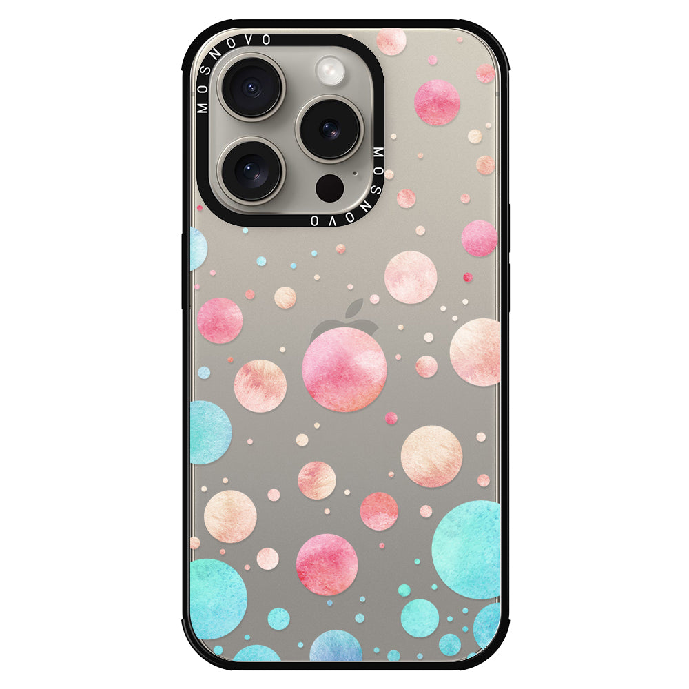 Colorful Bubbles Phone Case - iPhone 15 Pro Case - MOSNOVO