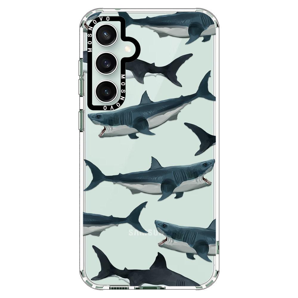 Great White Shark Phone Case - Samsung Galaxy S23 FE Case