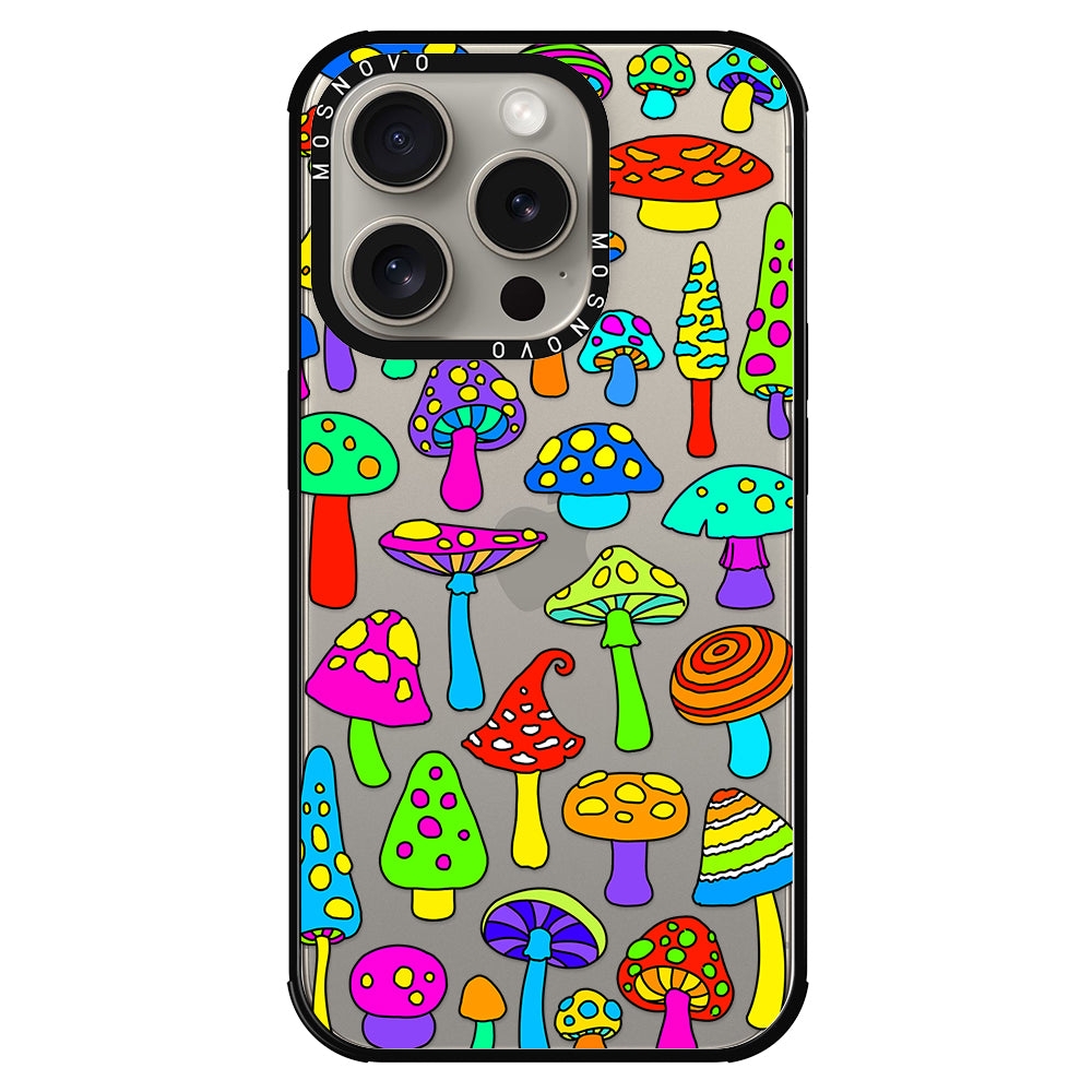 Cute Mushroom Phone Case - iPhone 15 Pro Case - MOSNOVO