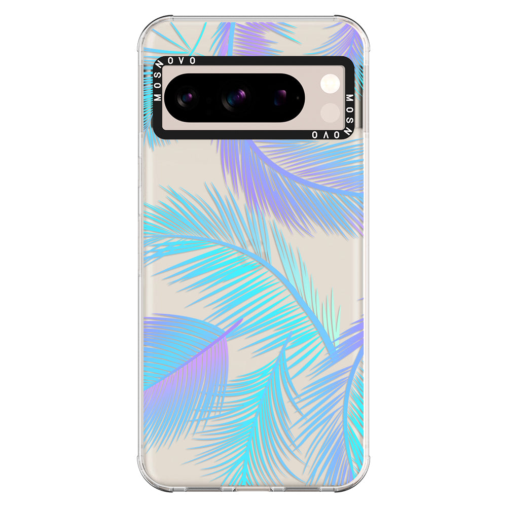 Gradient Tropical Palm Leaf Phone Case - Google Pixel 8 Pro Case - MOSNOVO