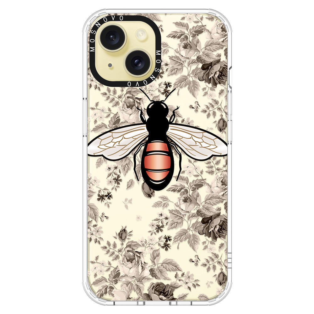 Vintage Bee Phone Case - iPhone 15 Case - MOSNOVO