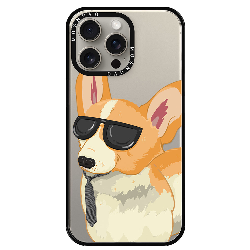 Fluffy Corgi Phone Case - iPhone 15 Pro Max Case - MOSNOVO