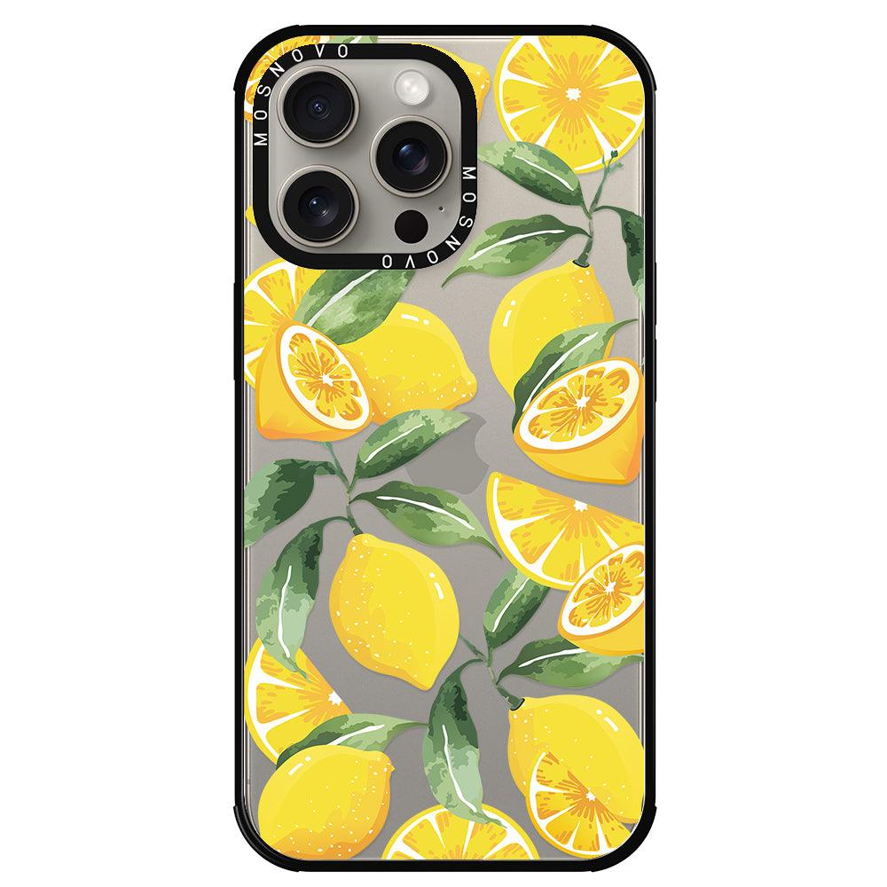 Lemon Phone Case - iPhone 15 Pro Max Case - MOSNOVO