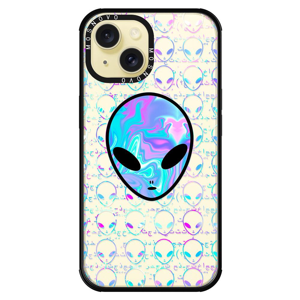 Space Alien Phone Case - iPhone 15 Case - MOSNOVO