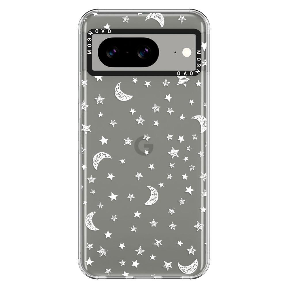 Night Moon Sky Phone Case - Google Pixel 8 Case - MOSNOVO