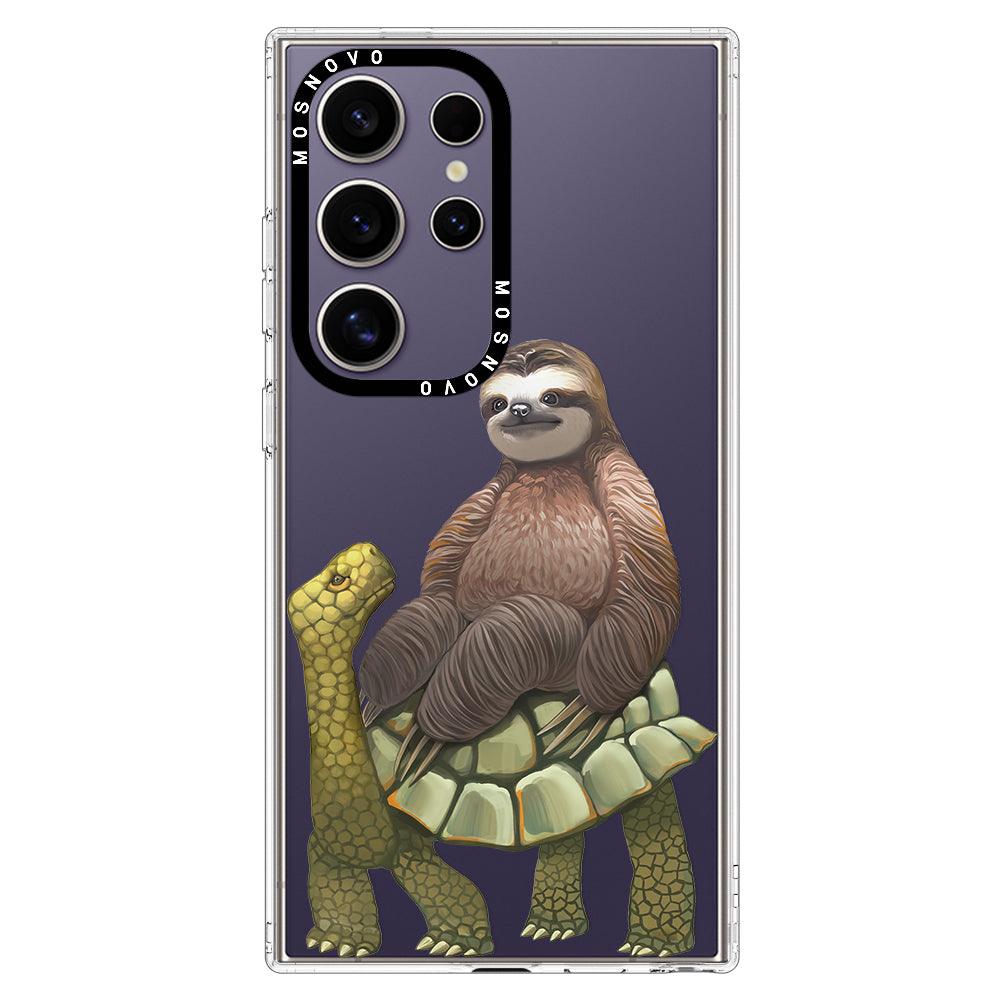 Sloth Turtle Phone Case - Samsung Galaxy S24 Ultra Case - MOSNOVO