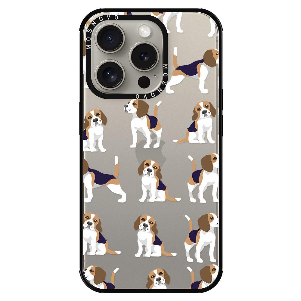 Cute Beagles Phone Case - iPhone 15 Pro Case - MOSNOVO