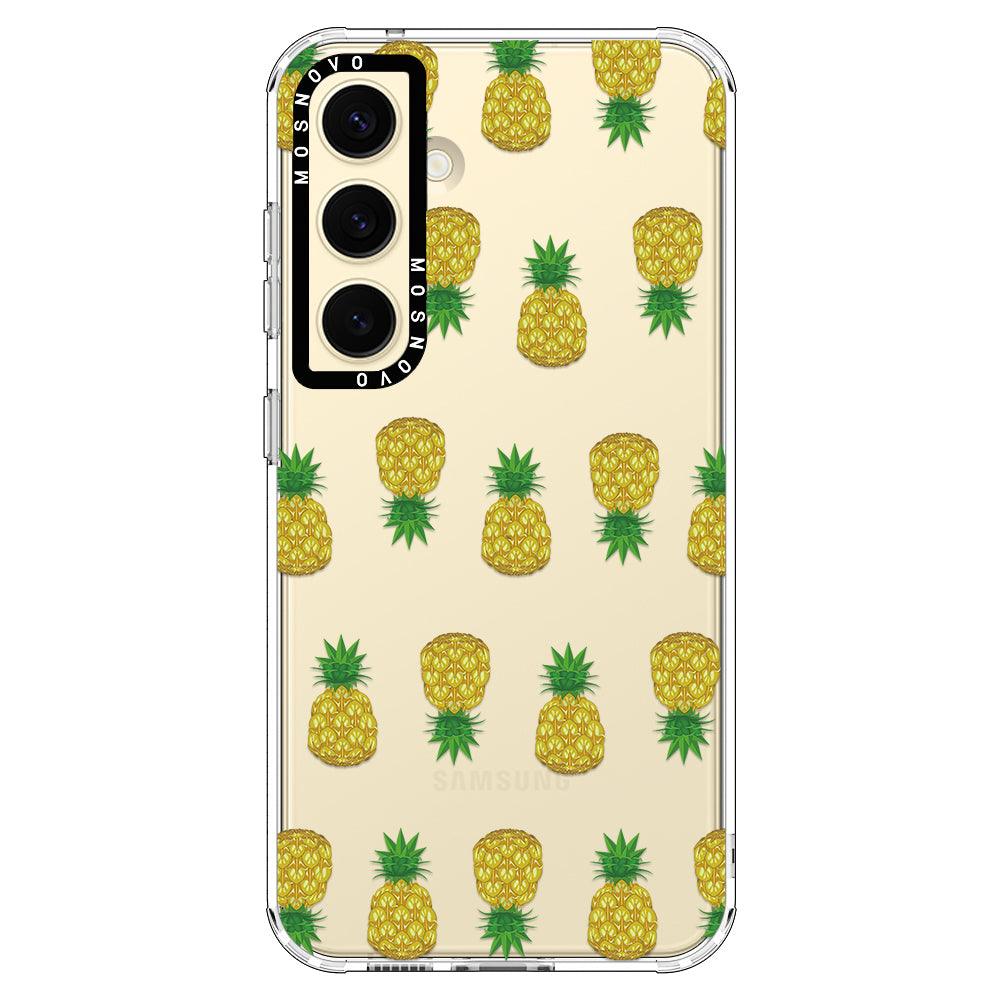 Cute Hawaiian Pineapple Phone Case - Samsung Galaxy S24 Plus Case - MOSNOVO