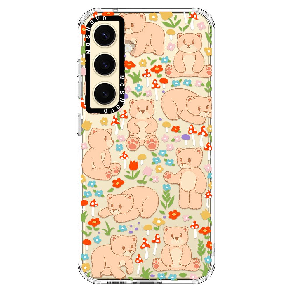 Cute Bear Phone Case - Samsung Galaxy S24 Case - MOSNOVO