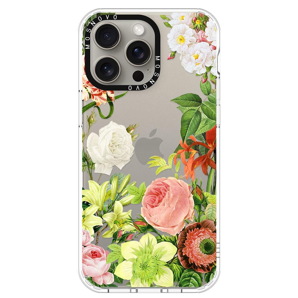 Botanical Garden Phone Case - iPhone 15 Pro Max Case - MOSNOVO