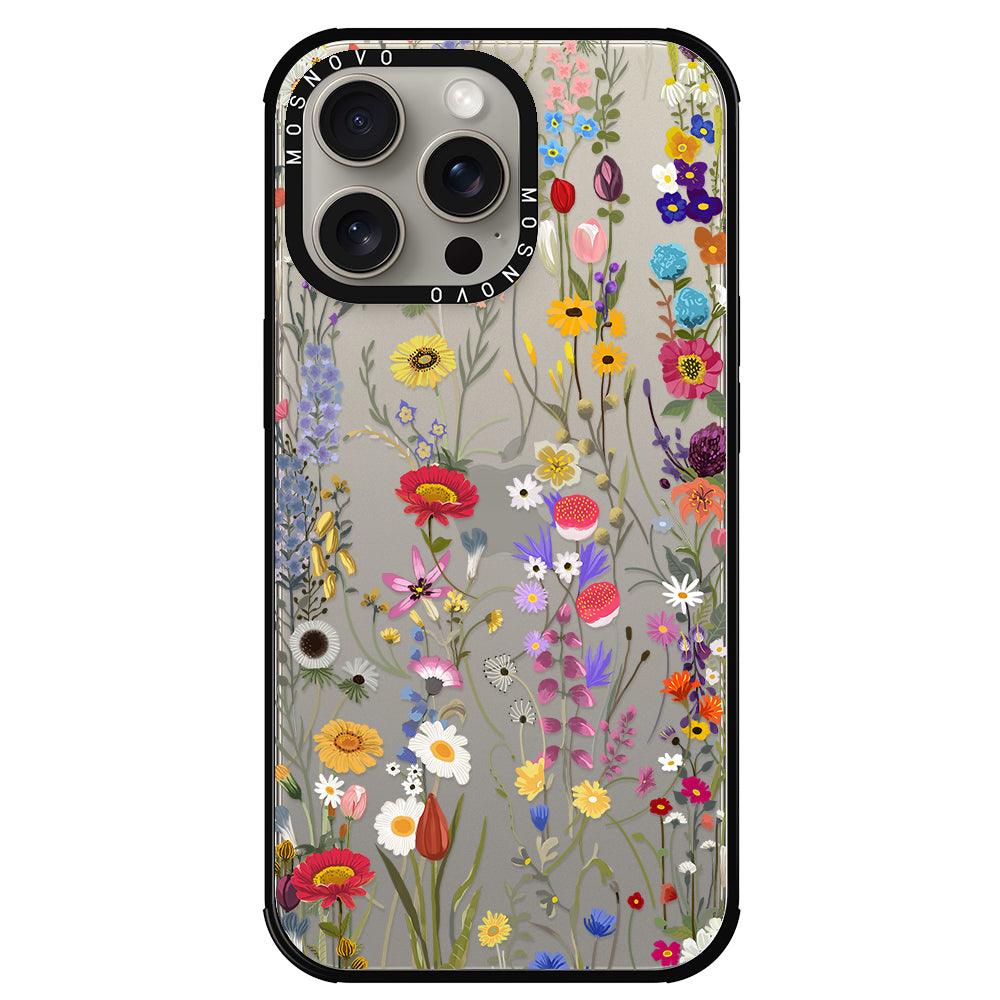 Summer Meadow Phone Case - iPhone 15 Pro Max Case - MOSNOVO