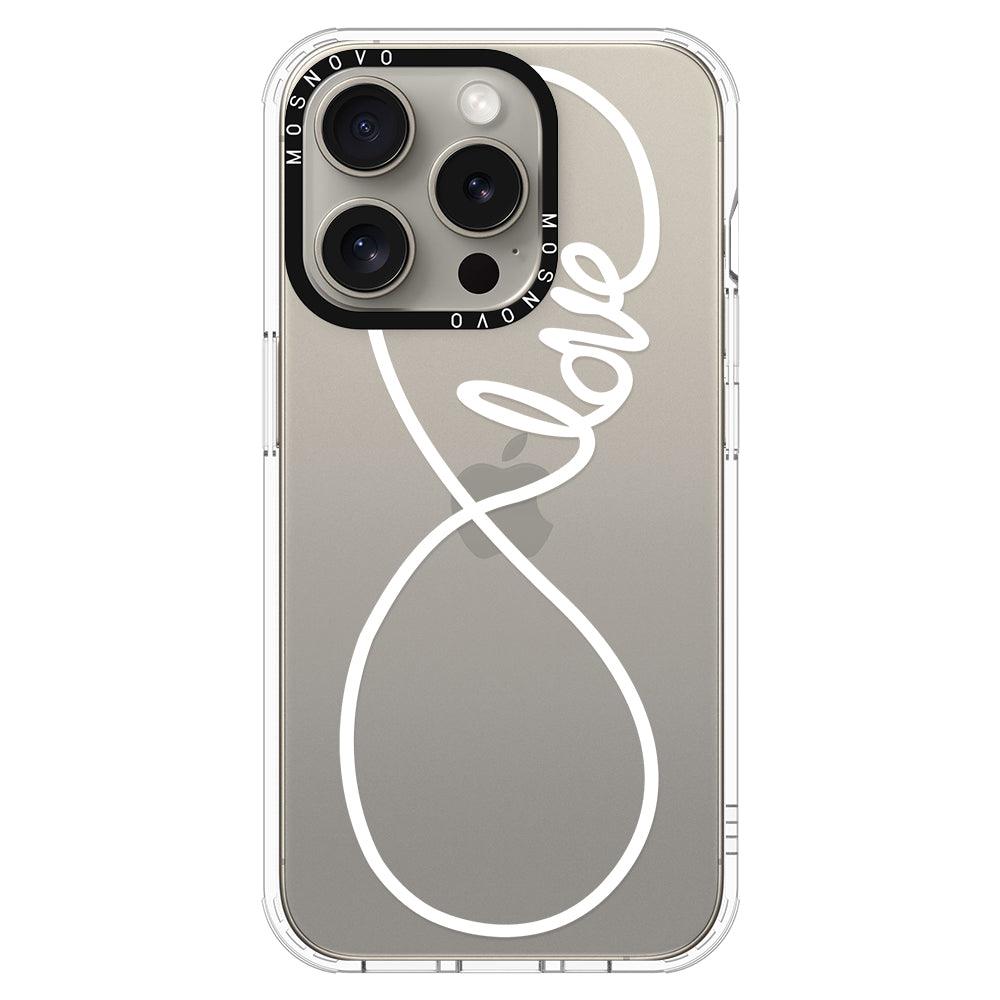 Infinity Love Phone Case - iPhone 15 Pro Case - MOSNOVO