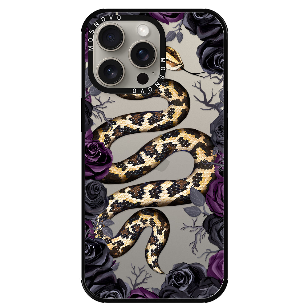 Secret Snake Garden Phone Case - iPhone 15 Pro Max Case - MOSNOVO