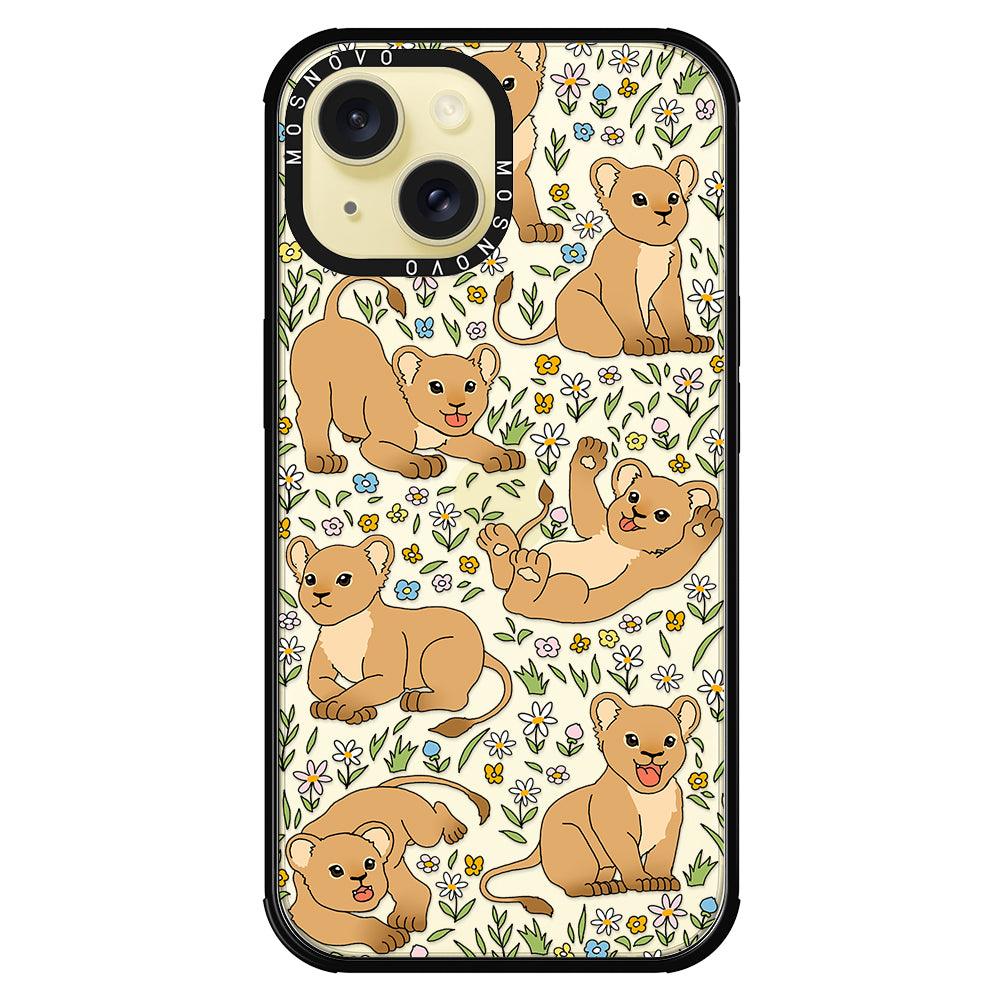 Cute Lion Phone Case - iPhone 15 Plus Case - MOSNOVO