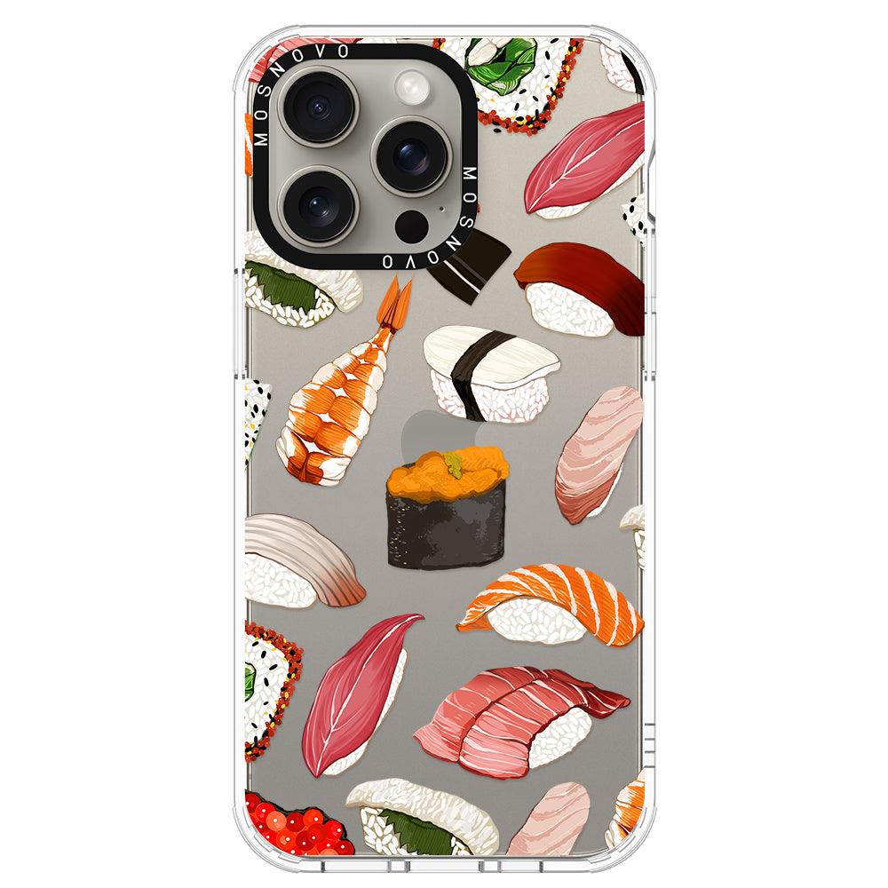 Mixed Sushi Phone Case - iPhone 15 Pro Max Case - MOSNOVO