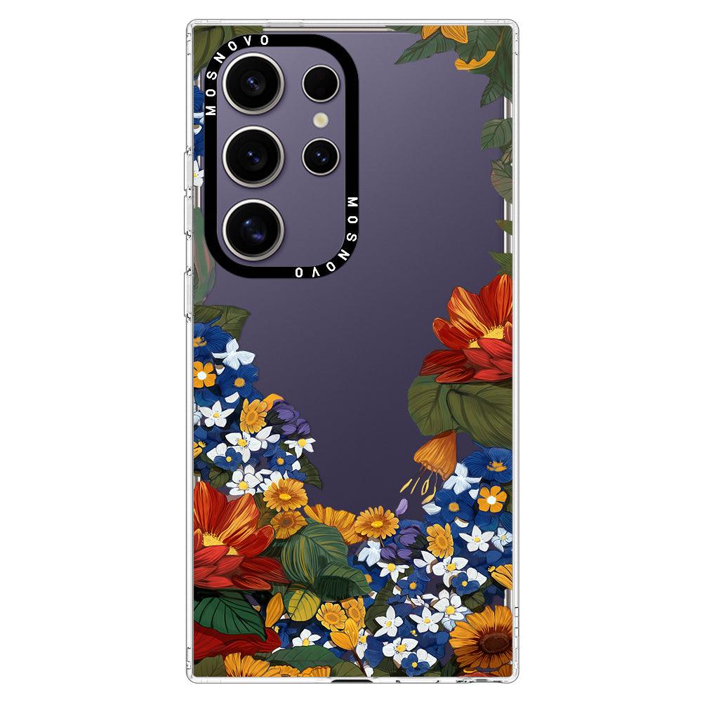 Floral Garden Phone Case - Samsung Galaxy S24 Ultra Case - MOSNOVO