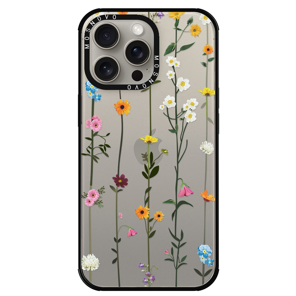 Wildflowers Phone Case - iPhone 15 Pro Max Case - MOSNOVO