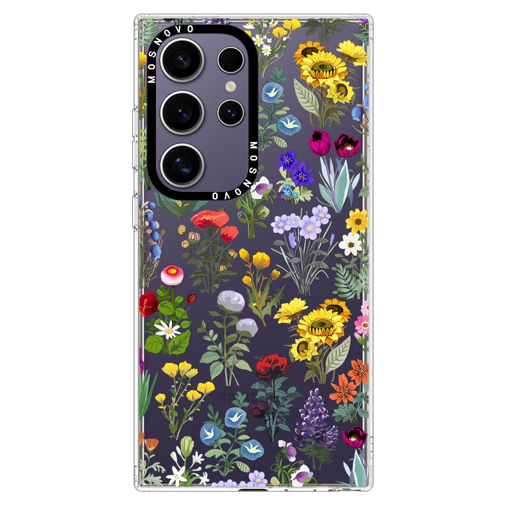 Wildflowers Phone Case - Samsung Galaxy S24 Ultra Case - MOSNOVO