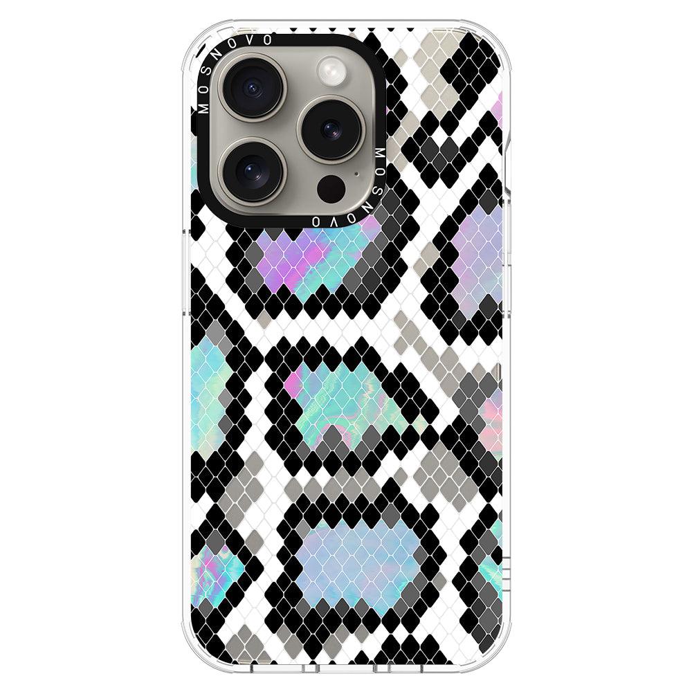 Aurora Snake Print Phone Case - iPhone 15 Pro Case - MOSNOVO