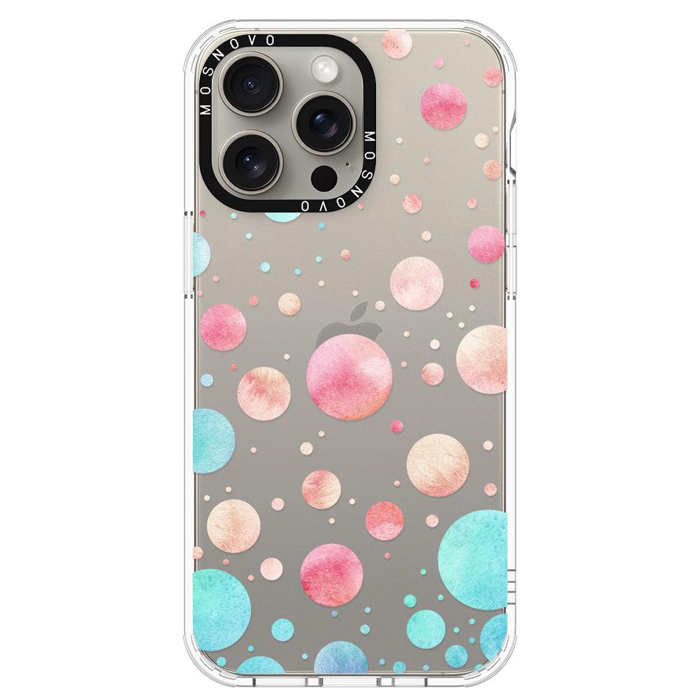 Colorful Bubbles Phone Case - iPhone 15 Pro Max Case - MOSNOVO