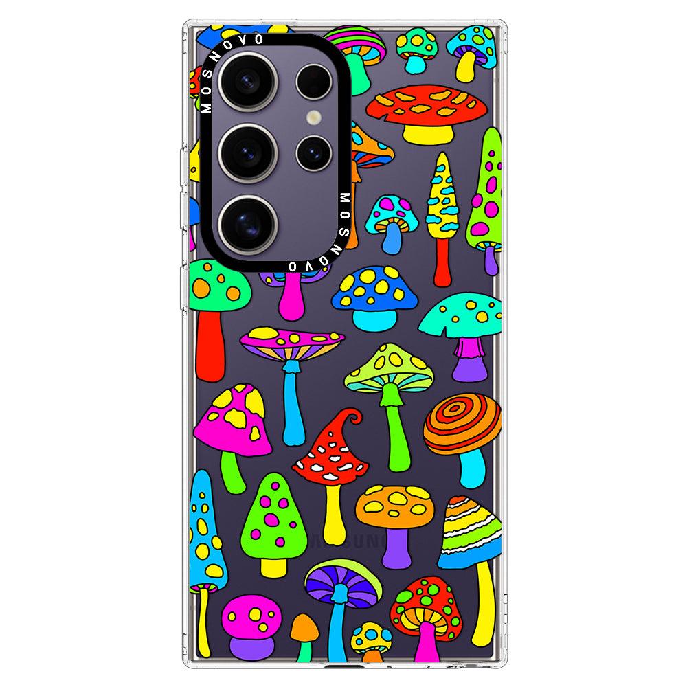 Trippy Wild Mushroom Phone Case - Samsung Galaxy S24 Ultra Case - MOSNOVO