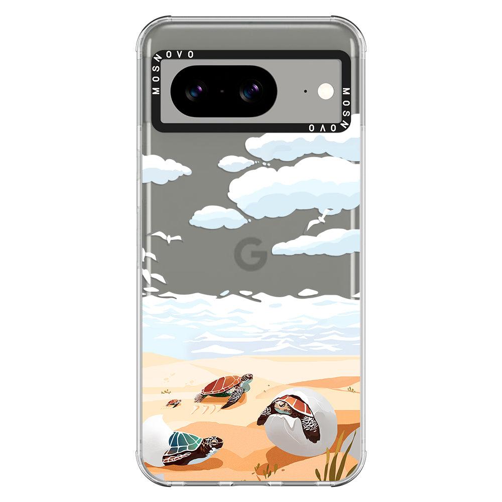 Baby Tortoise Phone Case - Google Pixel 8 Case - MOSNOVO