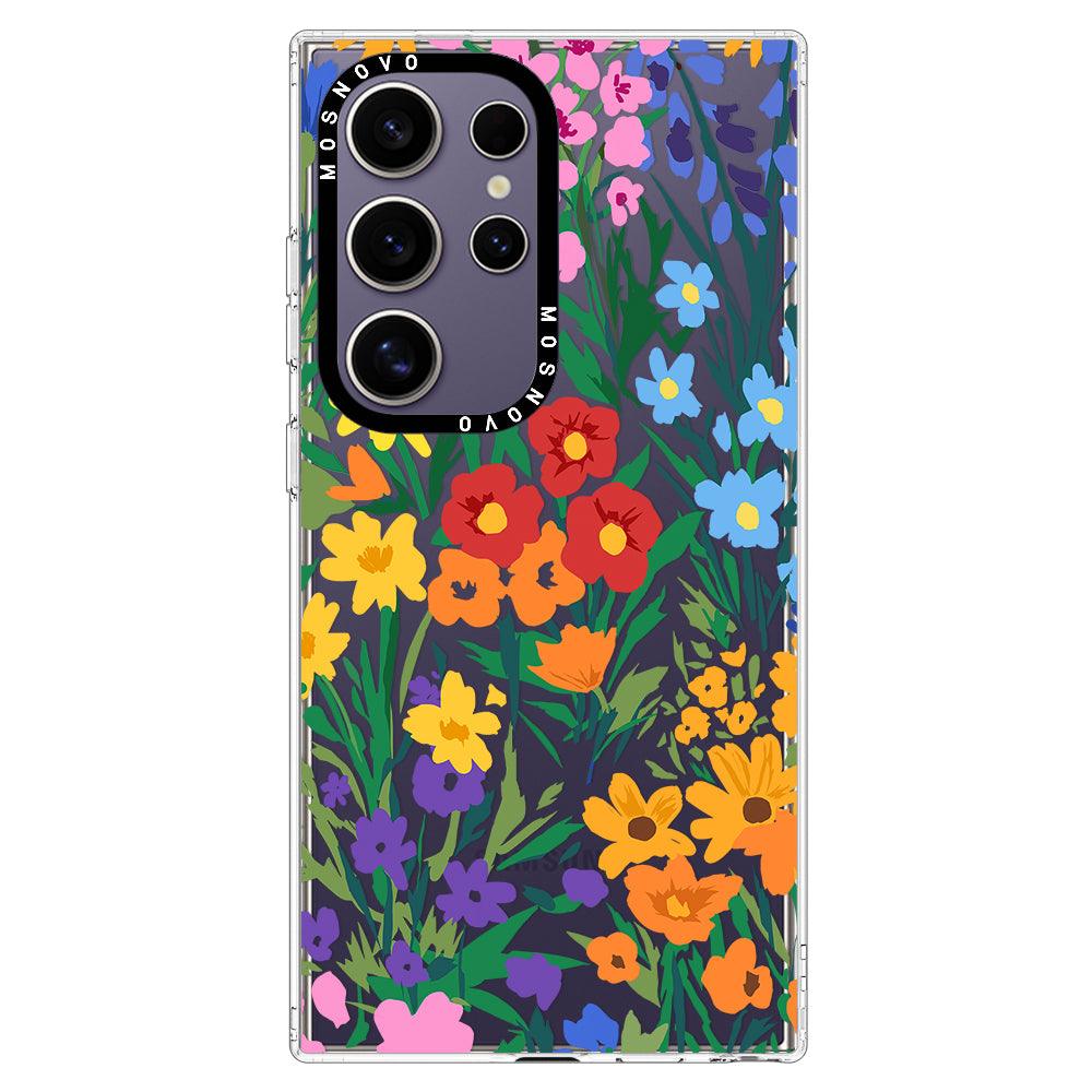 Spring Botanical Flower Phone Case - Samsung Galaxy S24 Ultra Case - MOSNOVO