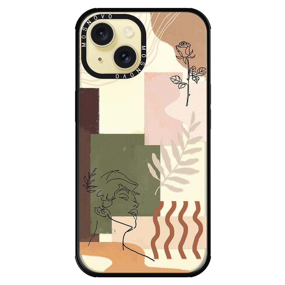 Modern Art Phone Case - iPhone 15 Plus Case - MOSNOVO