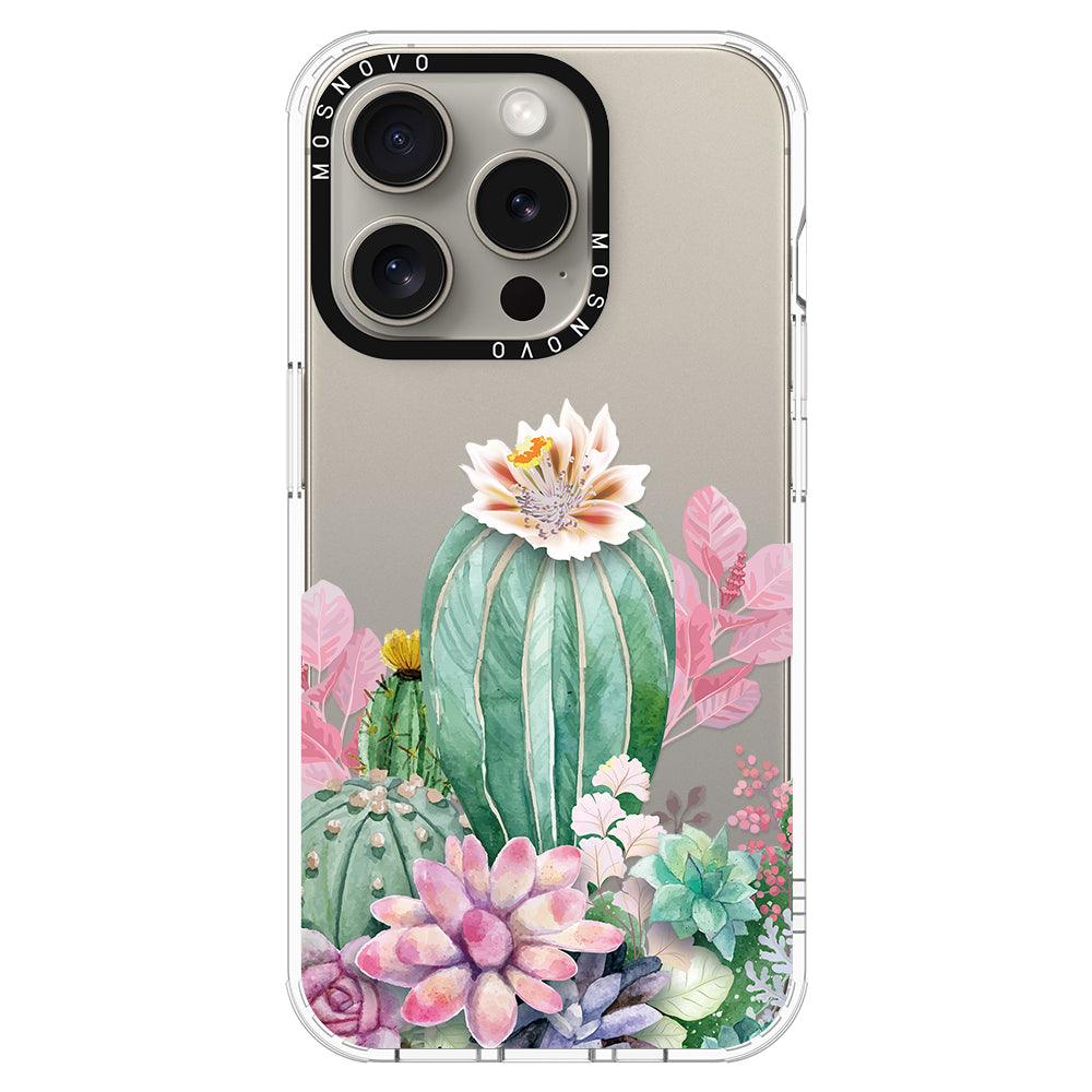 Cactaceae Phone Case - iPhone 15 Pro Case - MOSNOVO