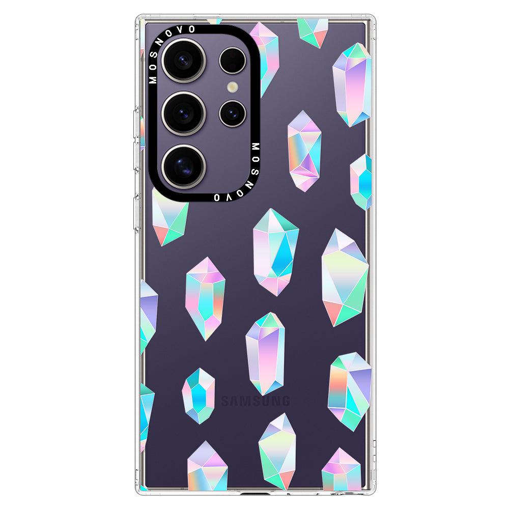 Crystal Gradient Diamond Phone Case - Samsung Galaxy S24 Ultra Case - MOSNOVO