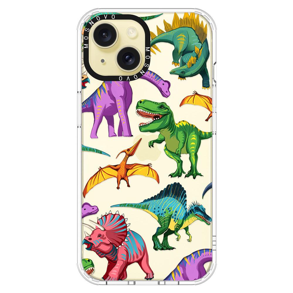 Dinosaur World Phone Case - iPhone 15 Plus Case - MOSNOVO